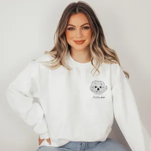 Maltese dog mom Classic Soft Sweatshirt