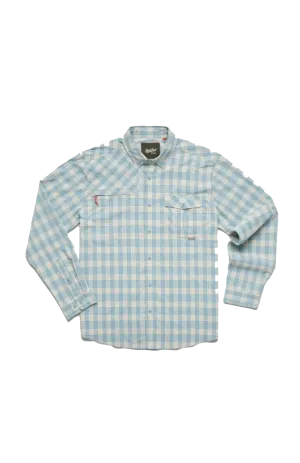 Matagorda LS Shirt Landon Plaid Summer Sky