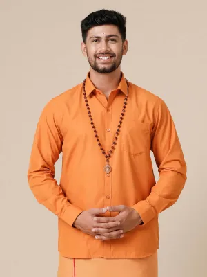 Men Cotton Rich Shirt Devotional Culture Club Kavi