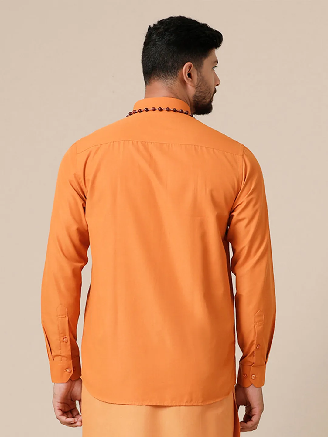 Men Cotton Rich Shirt Devotional Culture Club Kavi