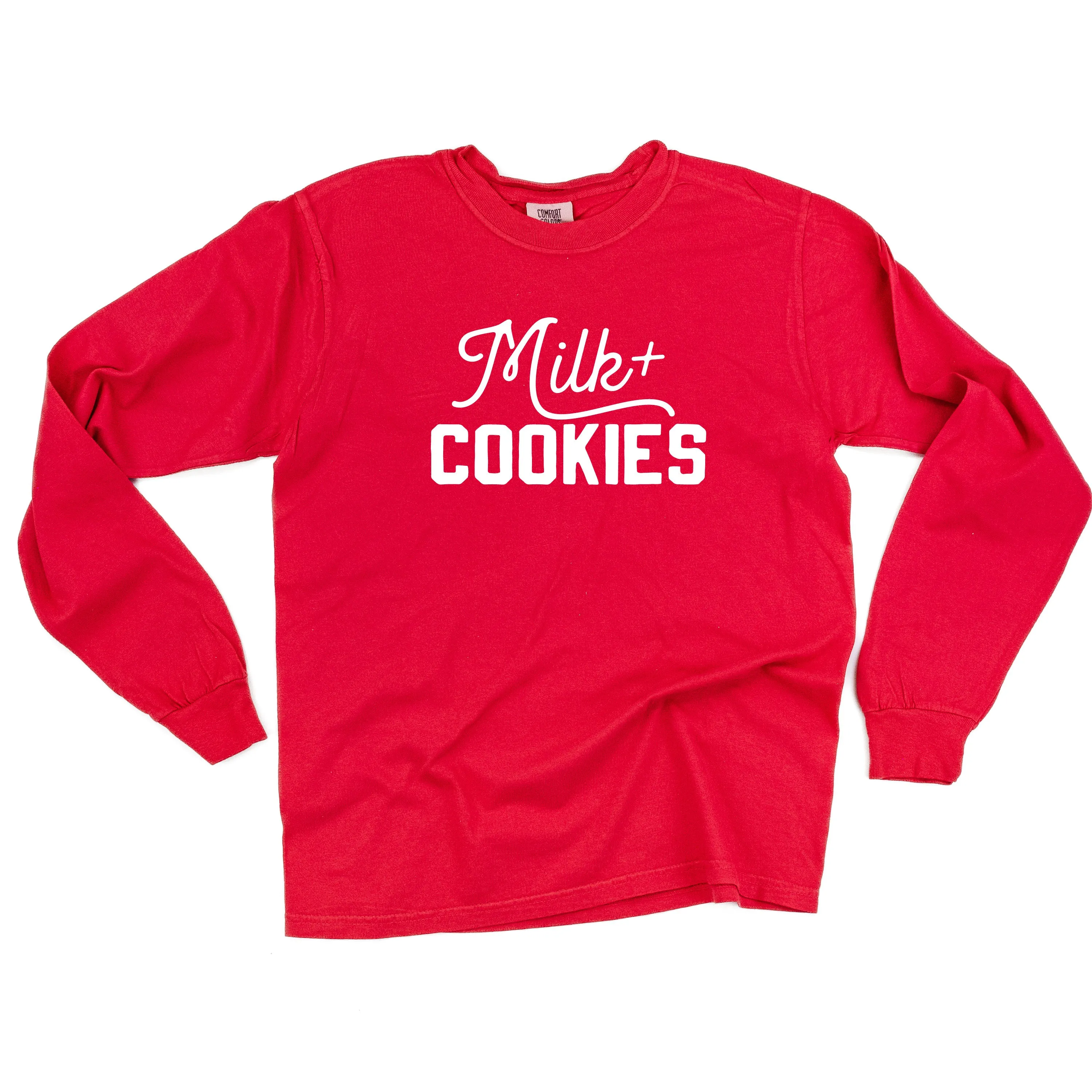 Milk   Cookies - LONG SLEEVE Comfort Colors Tee