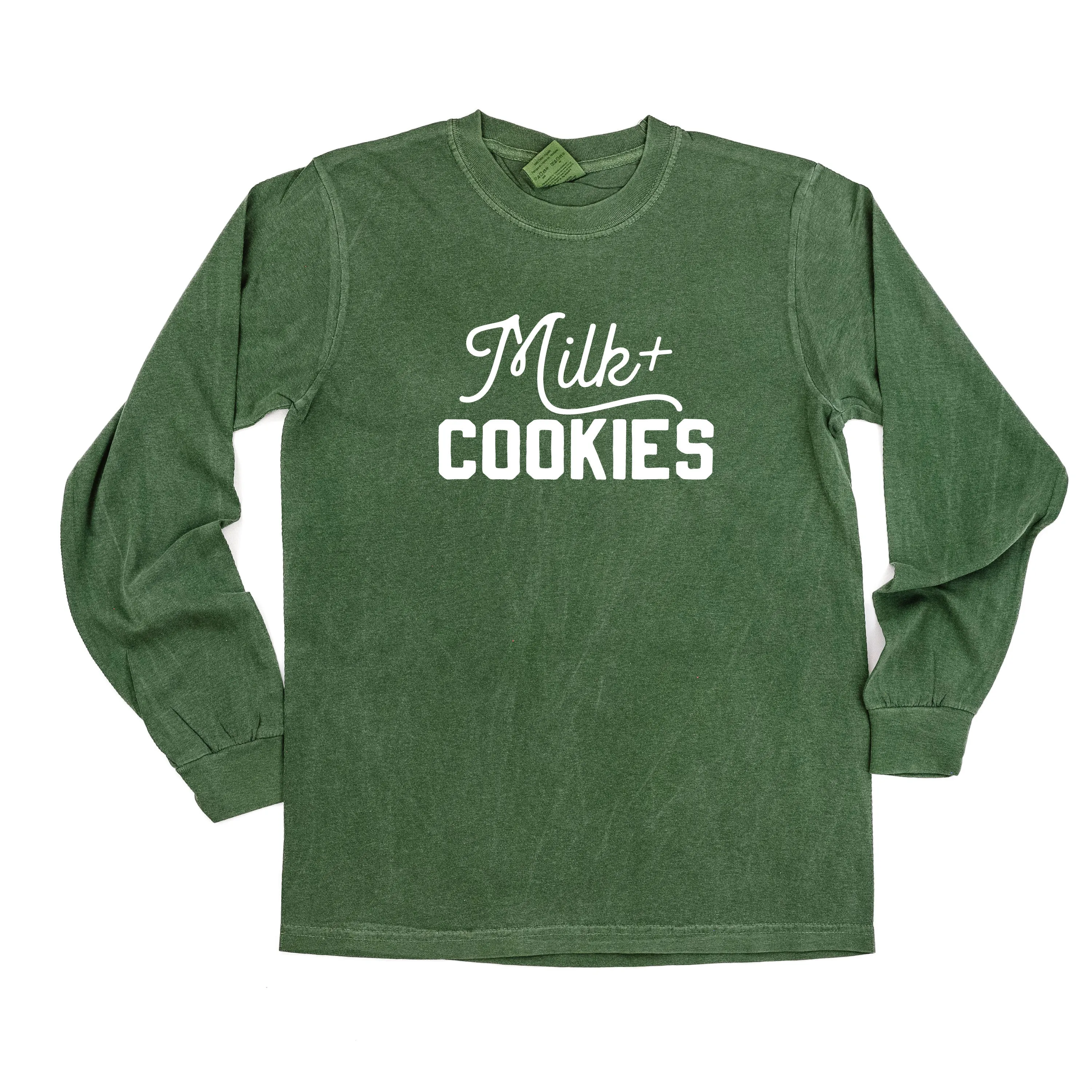 Milk   Cookies - LONG SLEEVE Comfort Colors Tee