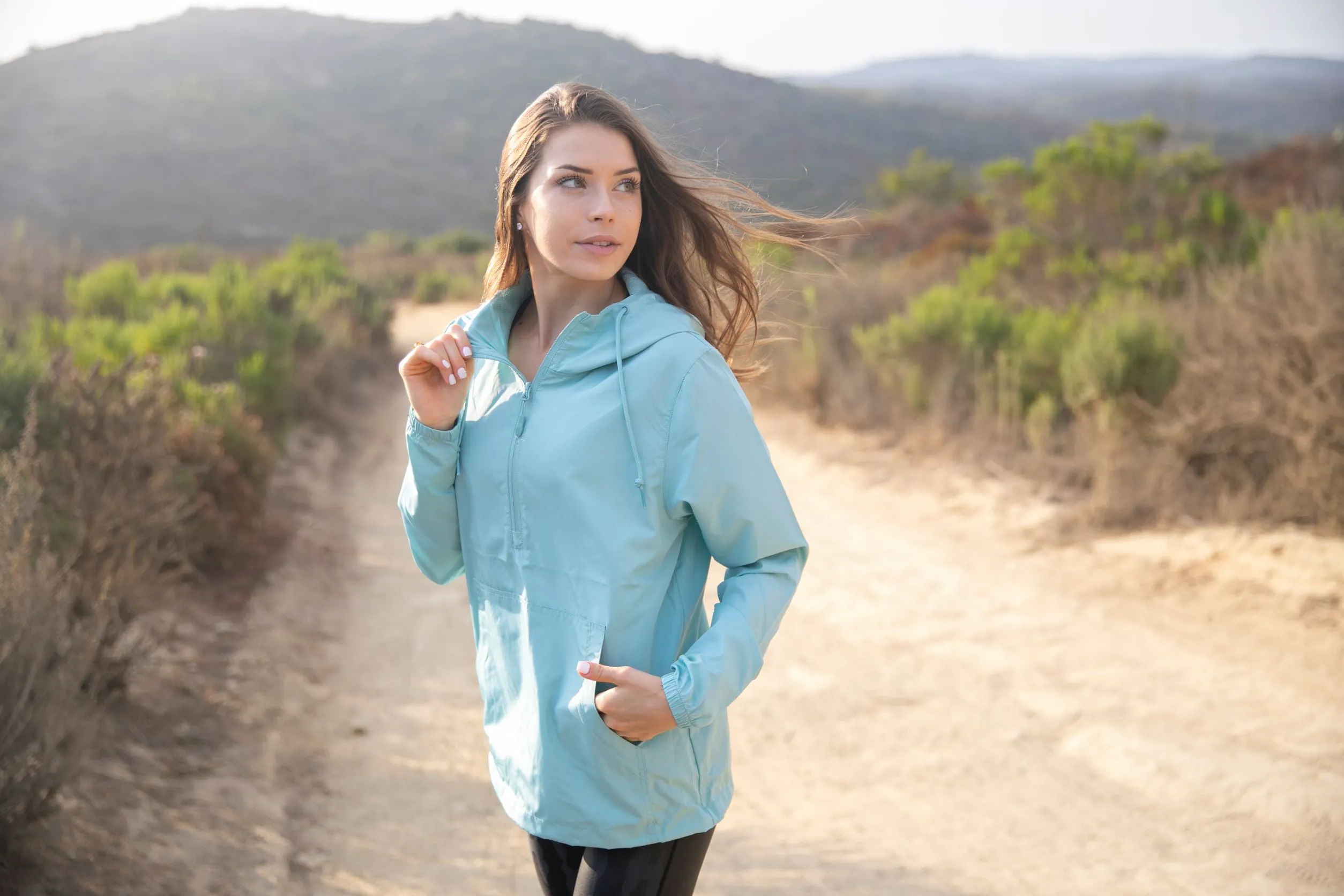 Mt. Hood Lightweight Windbreaker Anorak Jacket Adult