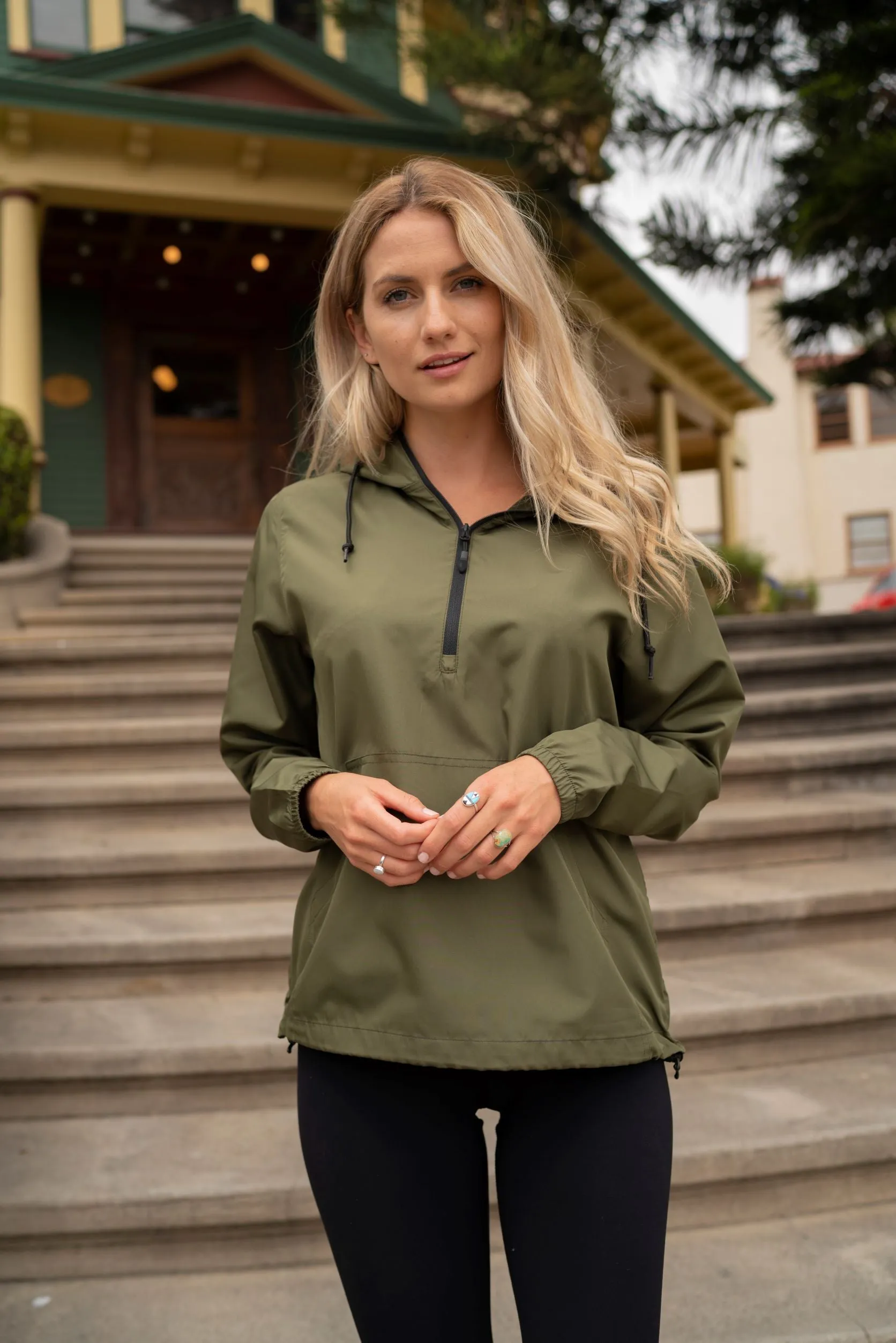 Mt. Hood Lightweight Windbreaker Anorak Jacket Adult