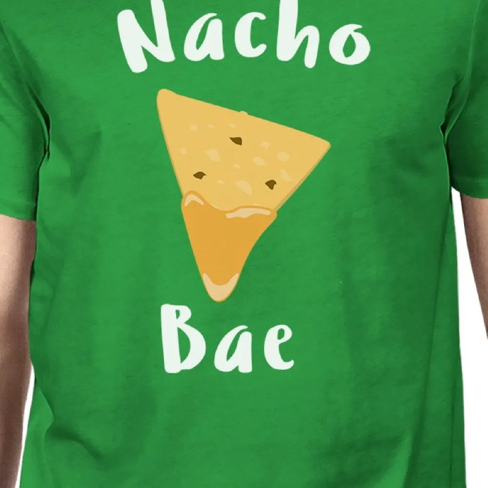 Nocho Bae Men's Green T-shirt Round Neck Funny Quote For Couples