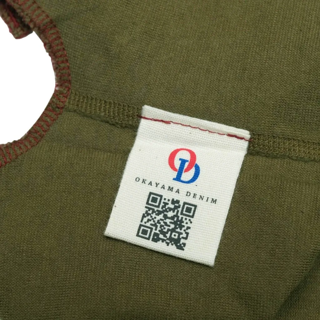 OD LW “Zakurozome” Natural Pomegranate Dyed Military Henley