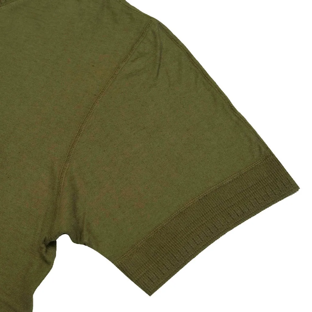 OD LW “Zakurozome” Natural Pomegranate Dyed Military Henley