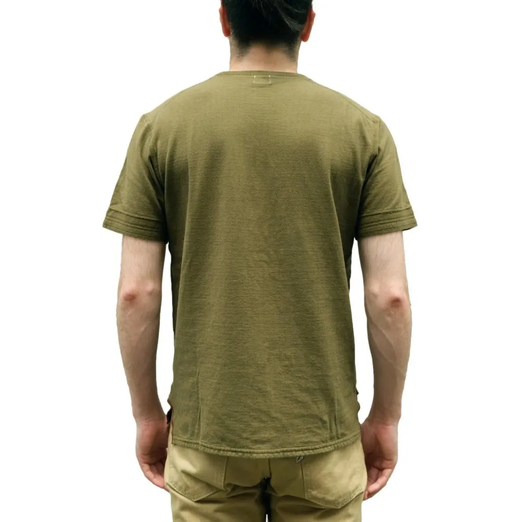 OD LW “Zakurozome” Natural Pomegranate Dyed Military Henley