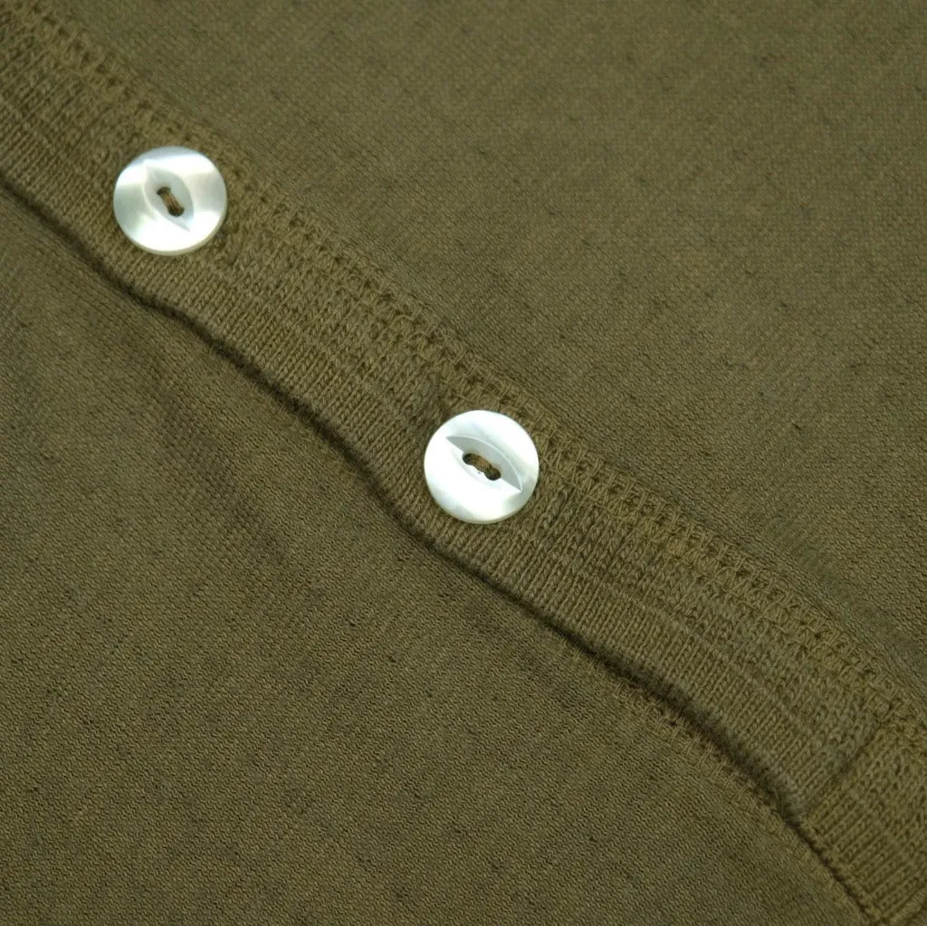 OD LW “Zakurozome” Natural Pomegranate Dyed Military Henley