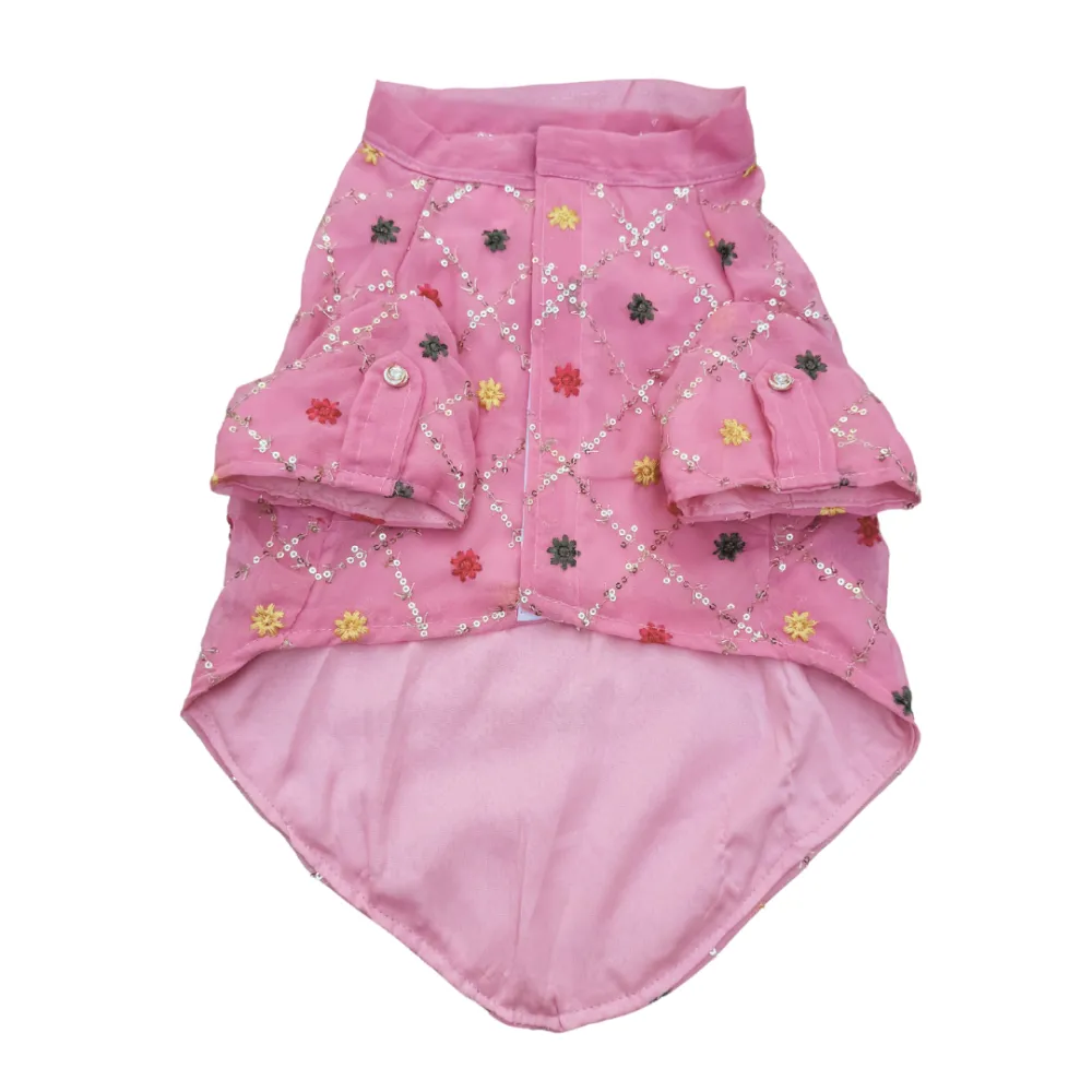 Pawgypets Festive Shirt for Dogs and Cats (Pink)