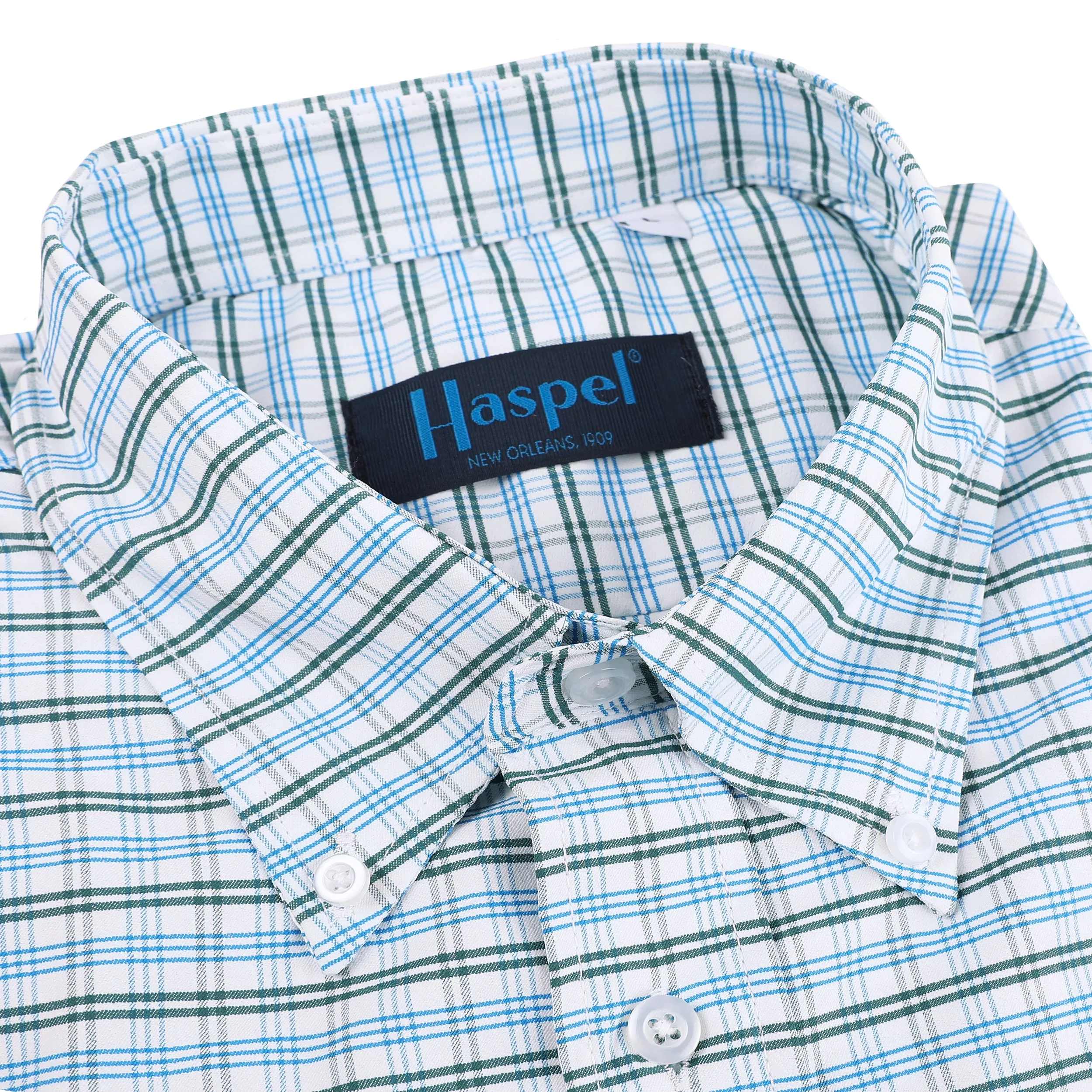 Performance Blue & Green Check