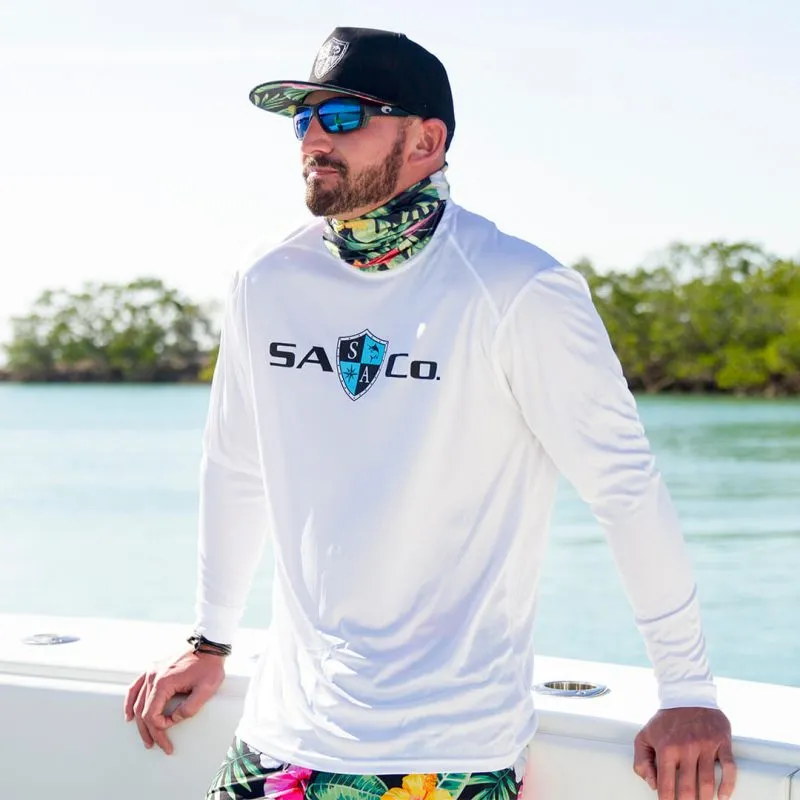 Performance Long Sleeve Shirt | White | SA Company