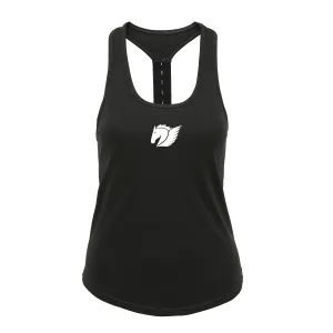 Performance Strap Back Vest - Black