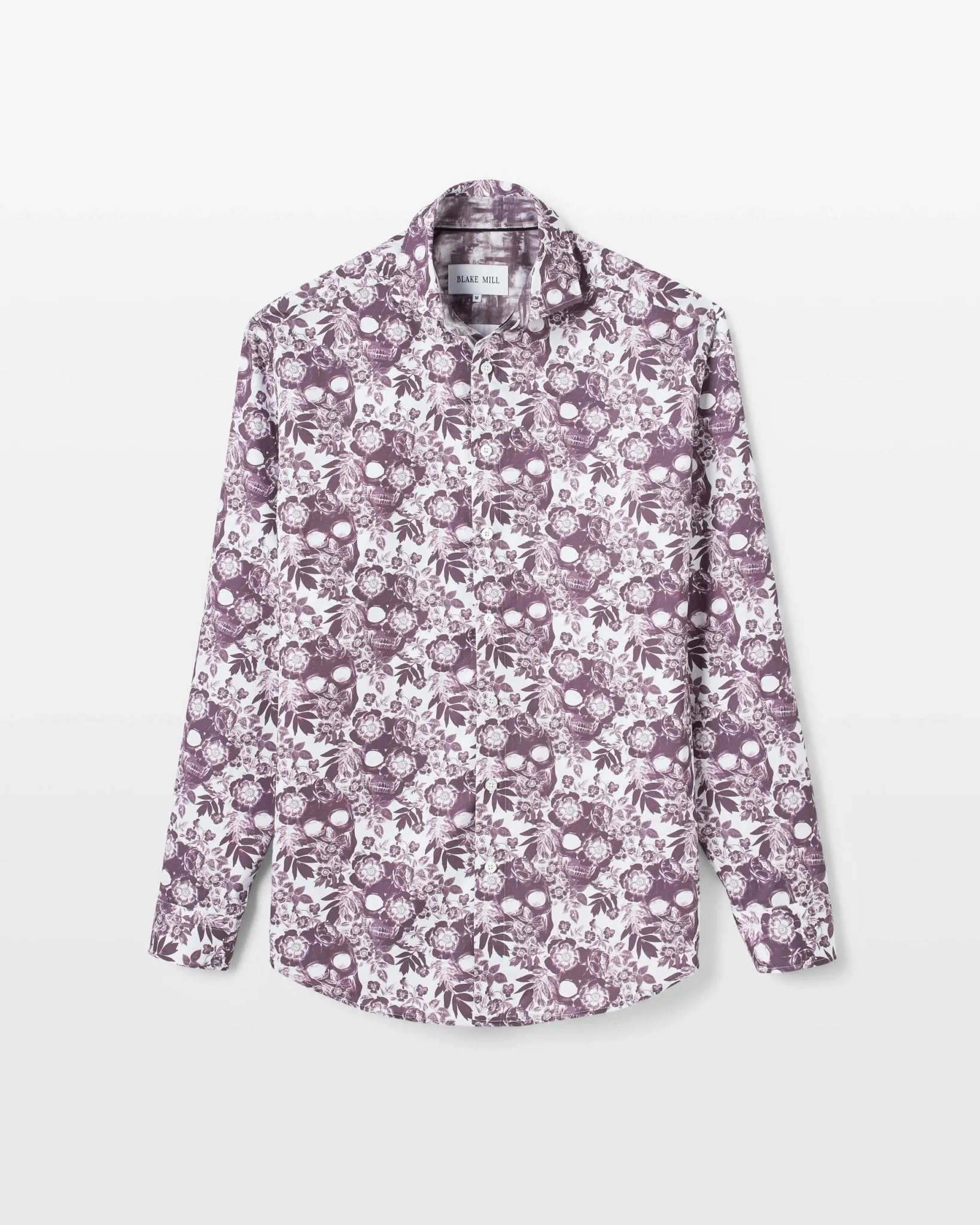 Plum Skulls 'n Roses Shirt