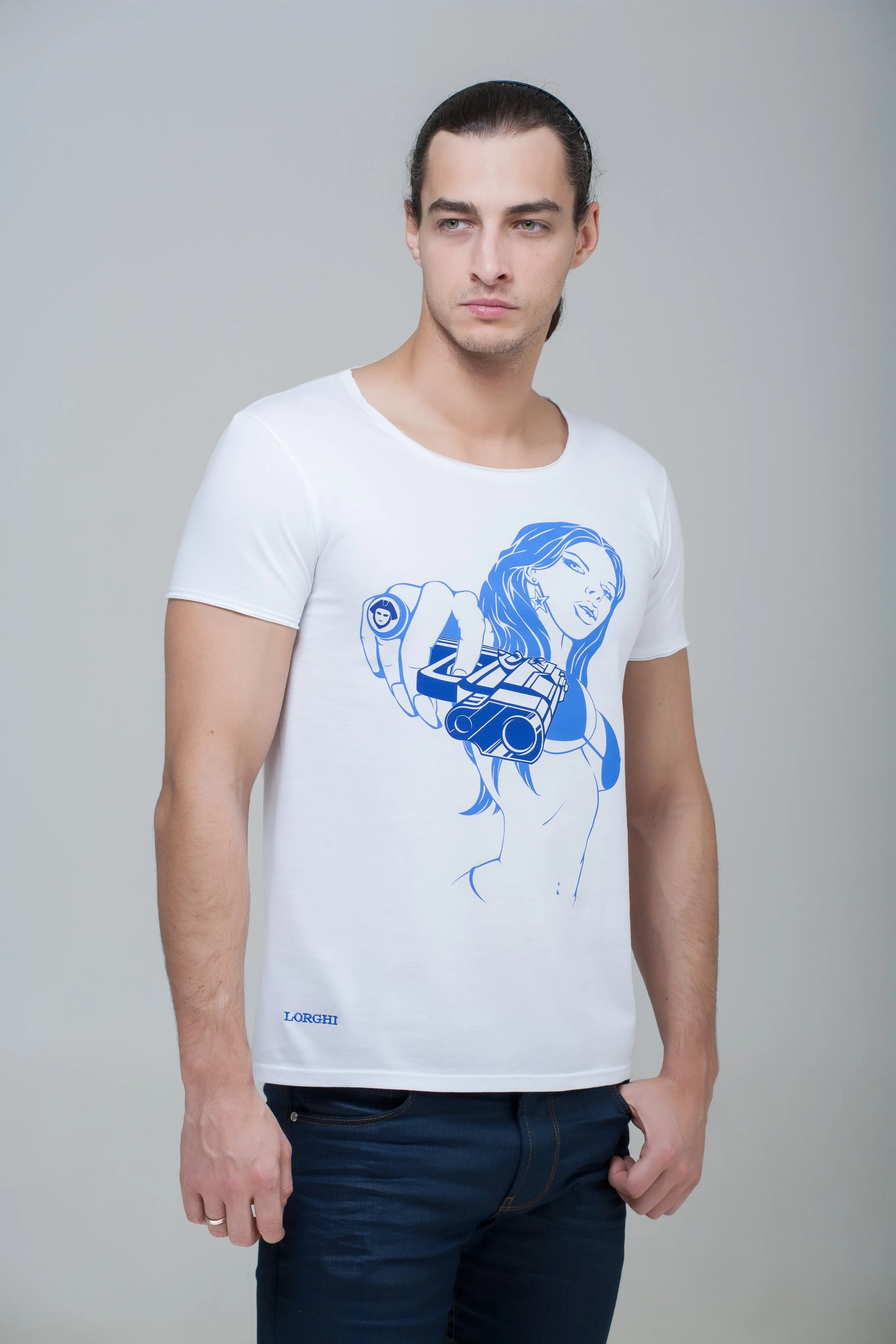 POPLINE - Gunshot - short sleeve
