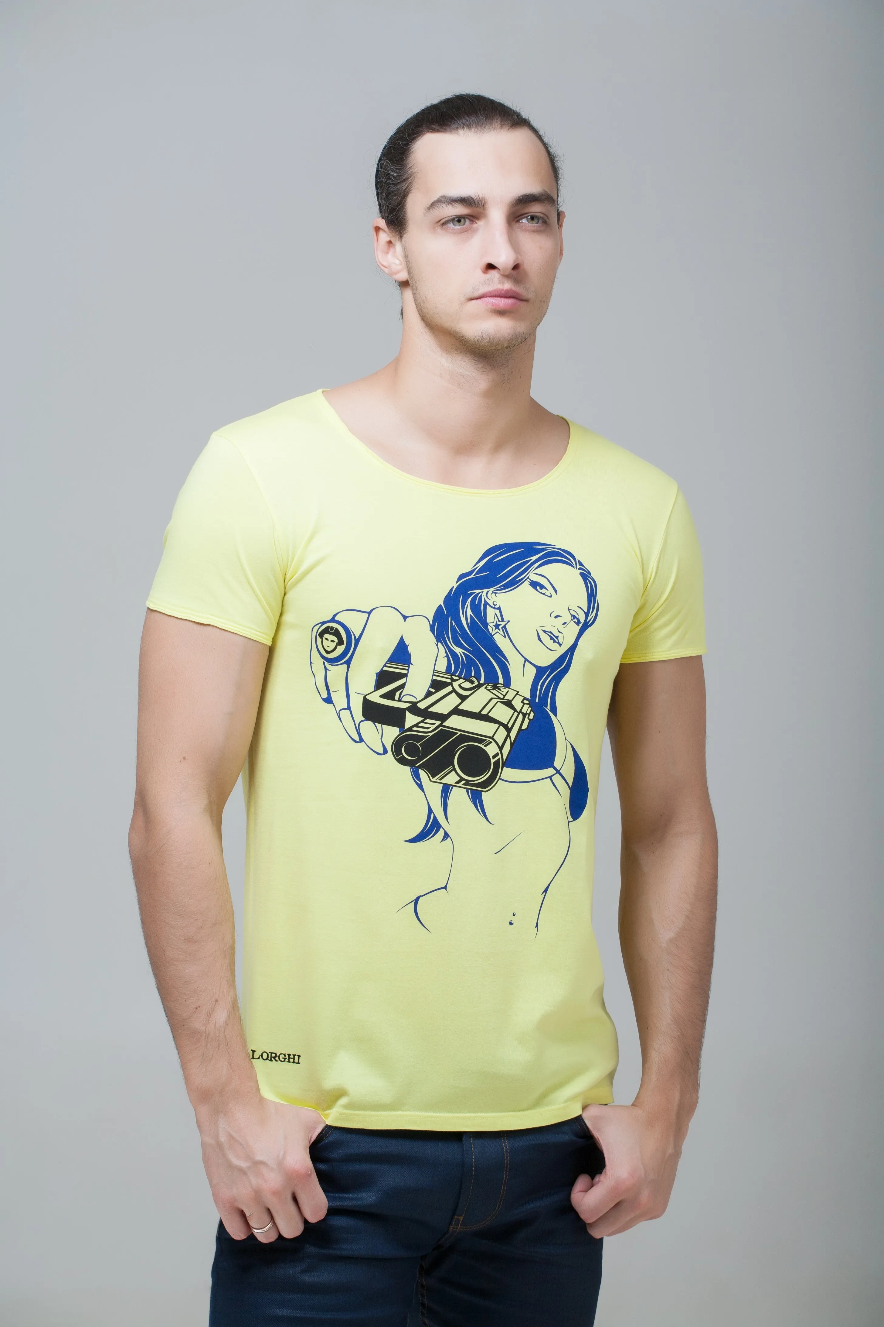 POPLINE - Gunshot - short sleeve