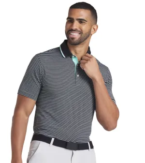 Puma Mens MATTR Elevated Stripe Golf Polo Shirt