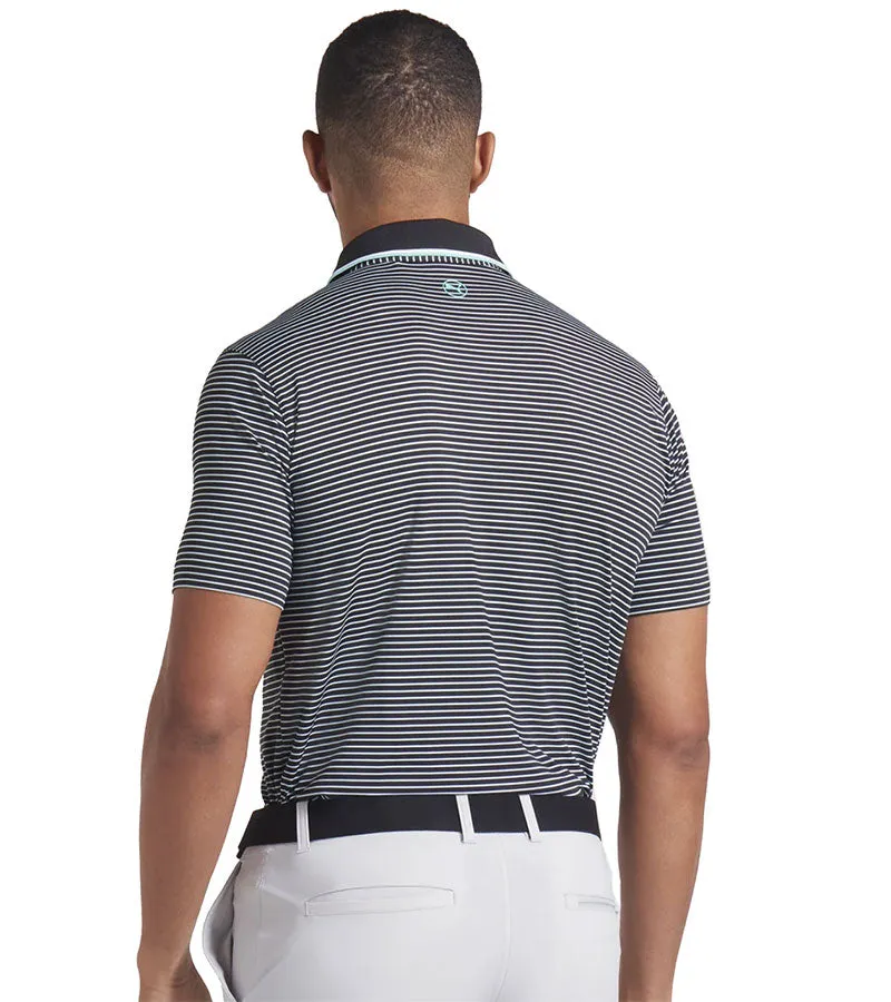 Puma Mens MATTR Elevated Stripe Golf Polo Shirt