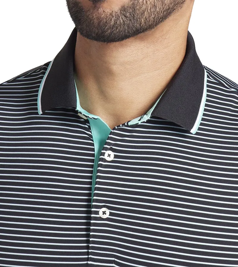 Puma Mens MATTR Elevated Stripe Golf Polo Shirt
