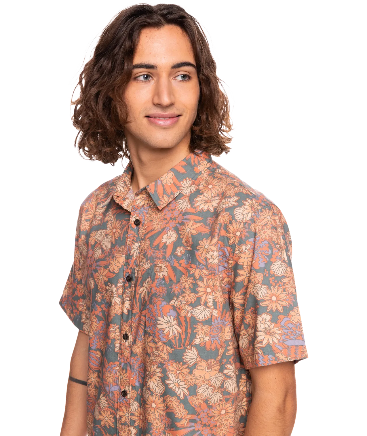Quiksilver Morning Trip S/S Shirt-Urban Chic
