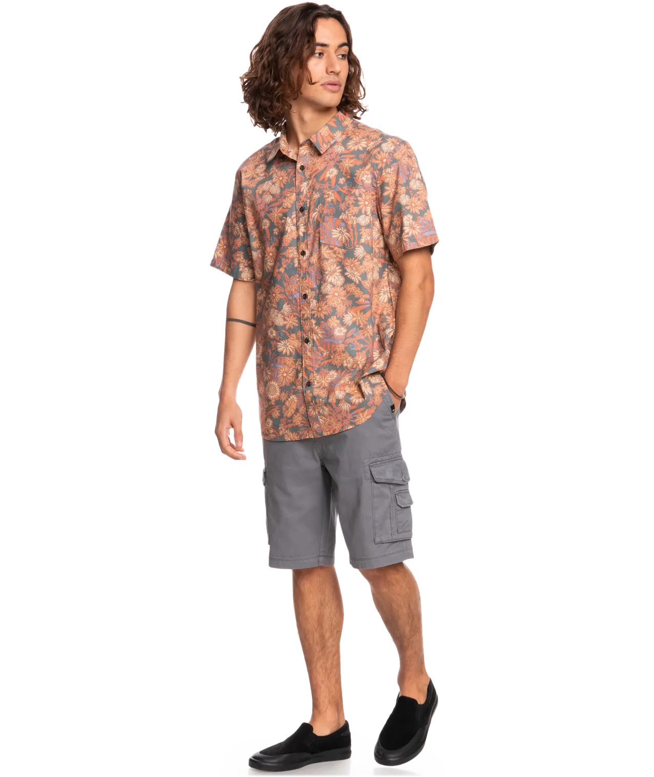 Quiksilver Morning Trip S/S Shirt-Urban Chic