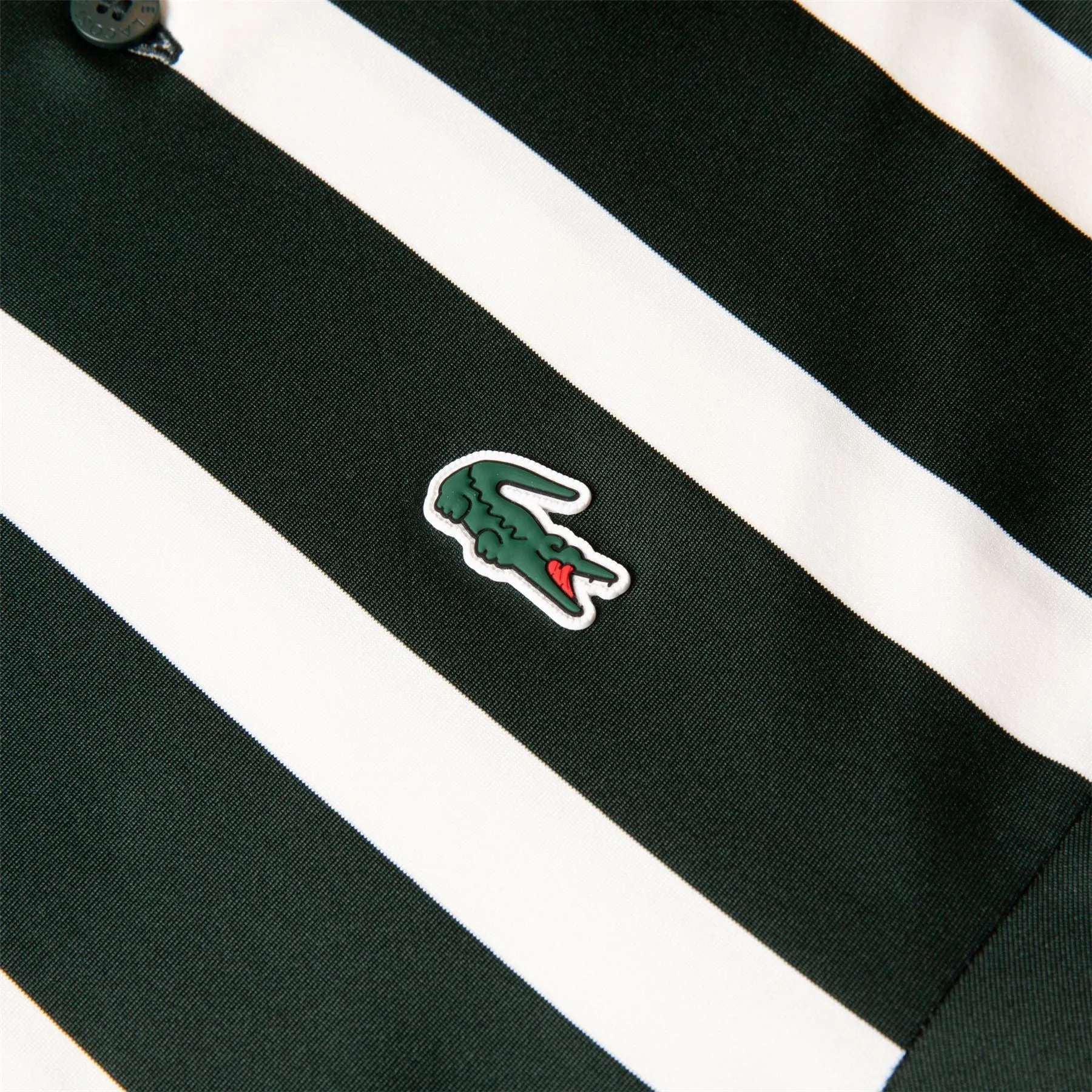 Recycled Fiber Anti-UV Golf Polo Green/White - AW23