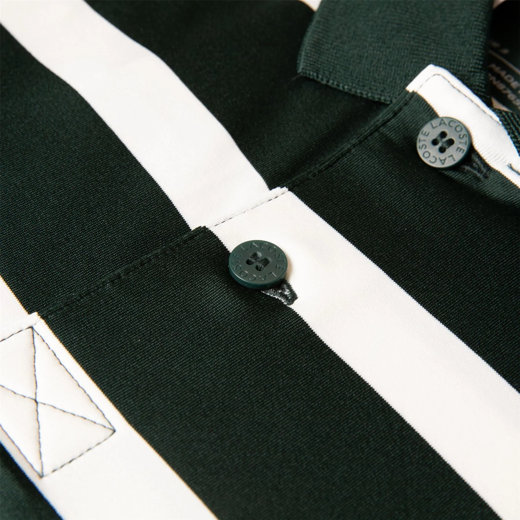 Recycled Fiber Anti-UV Golf Polo Green/White - AW23
