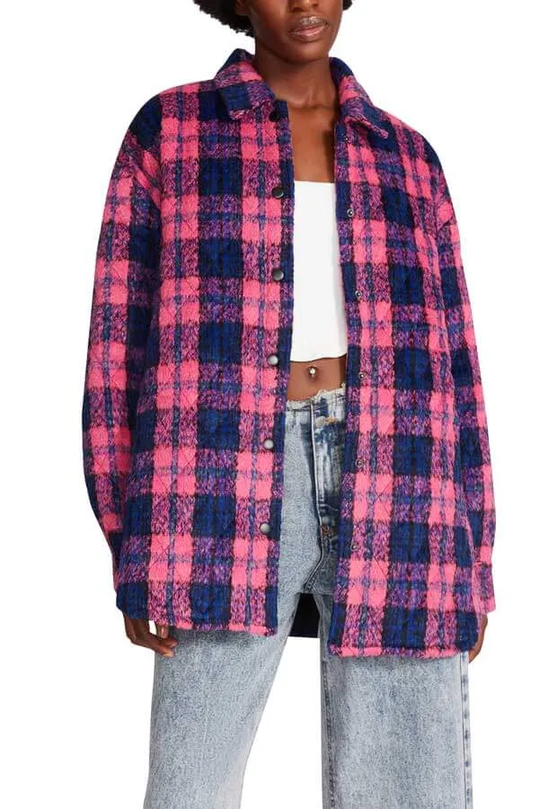 Steve Madden Belle Plaid Shacket