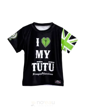 STRONGARM HAWAIIANS - I Love My Tutu Black Keiki Sub Dye