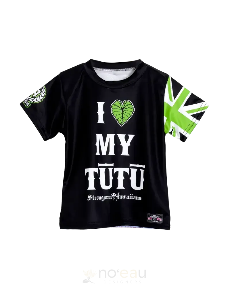 STRONGARM HAWAIIANS - I Love My Tutu Black Keiki Sub Dye
