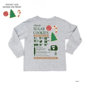 Sugar Cookie Recipe (pf&b) - Child LONG SLEEVE Tee