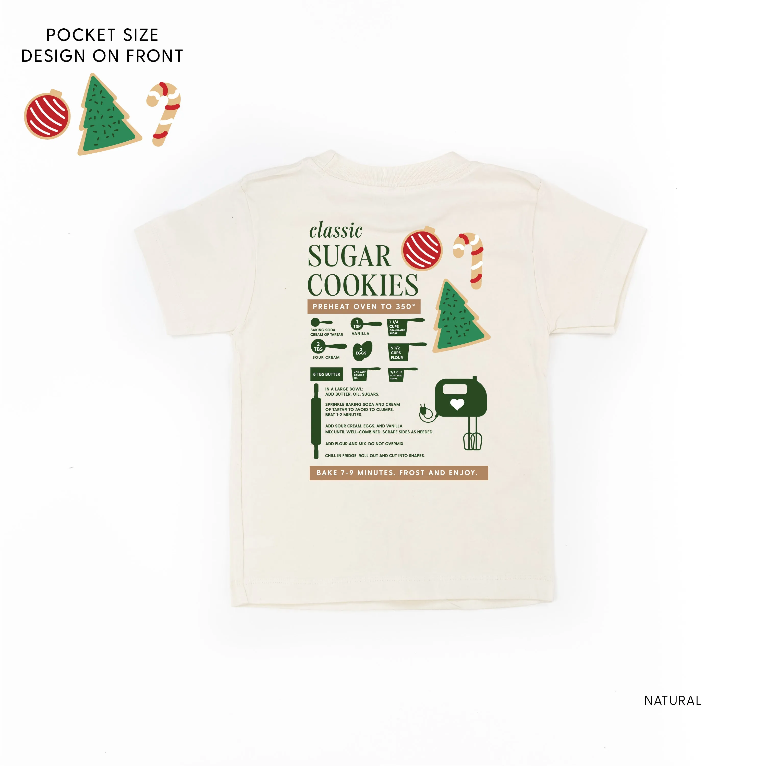 Sugar Cookie Recipe (pf&b) - Child Tee