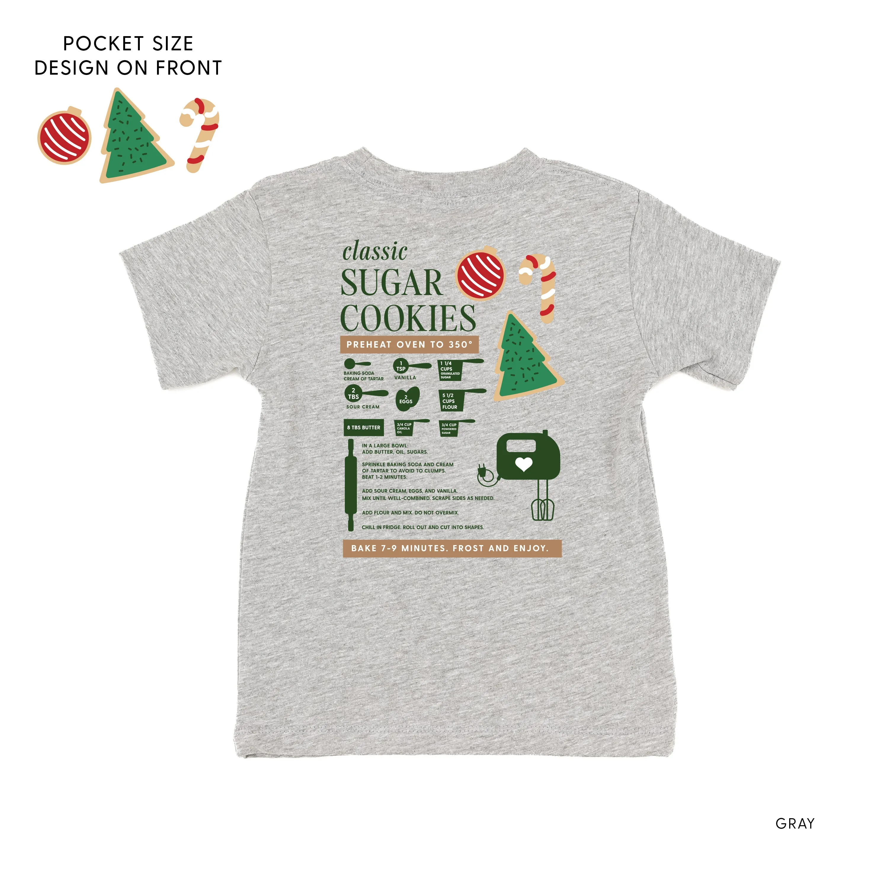Sugar Cookie Recipe (pf&b) - Child Tee
