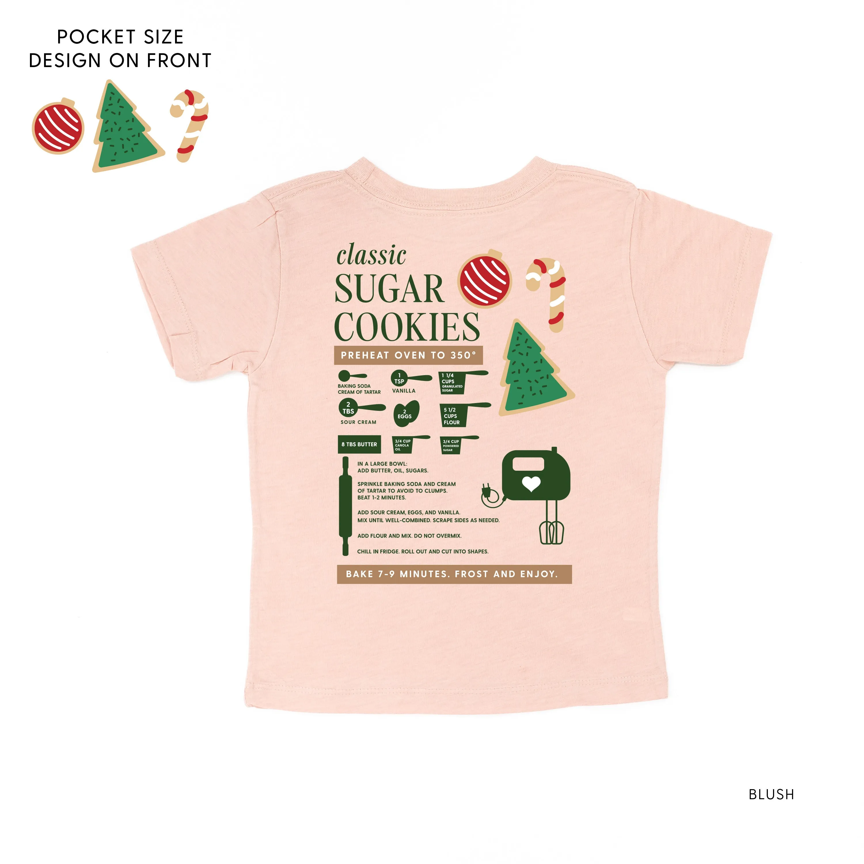 Sugar Cookie Recipe (pf&b) - Child Tee
