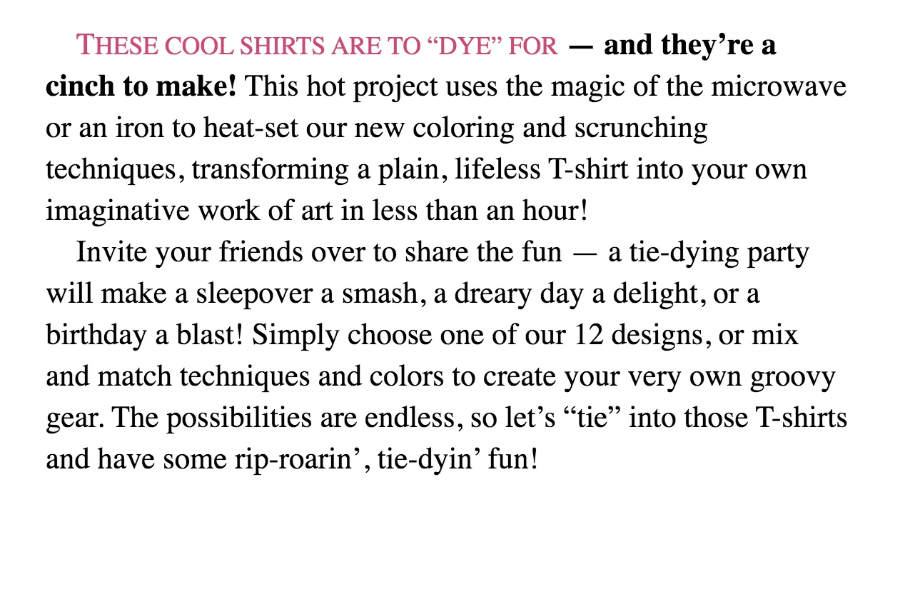 Tie-Dyed Shirts
