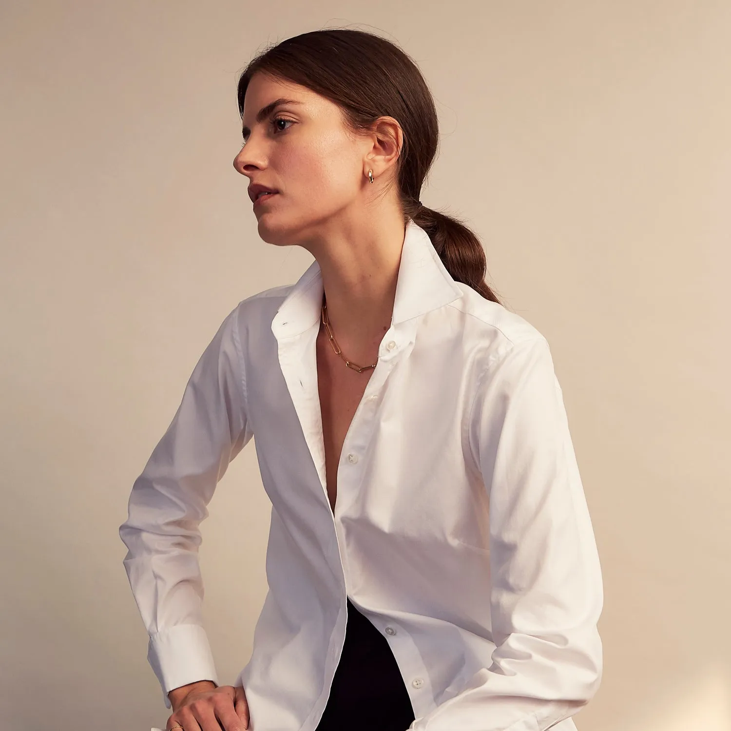 Turnbull and The Deck White Cotton Traditionalist Shirt