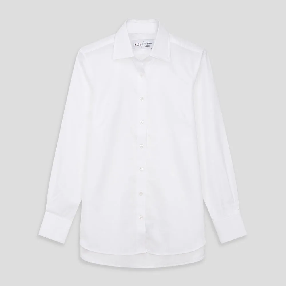 Turnbull and The Deck White Cotton Traditionalist Shirt