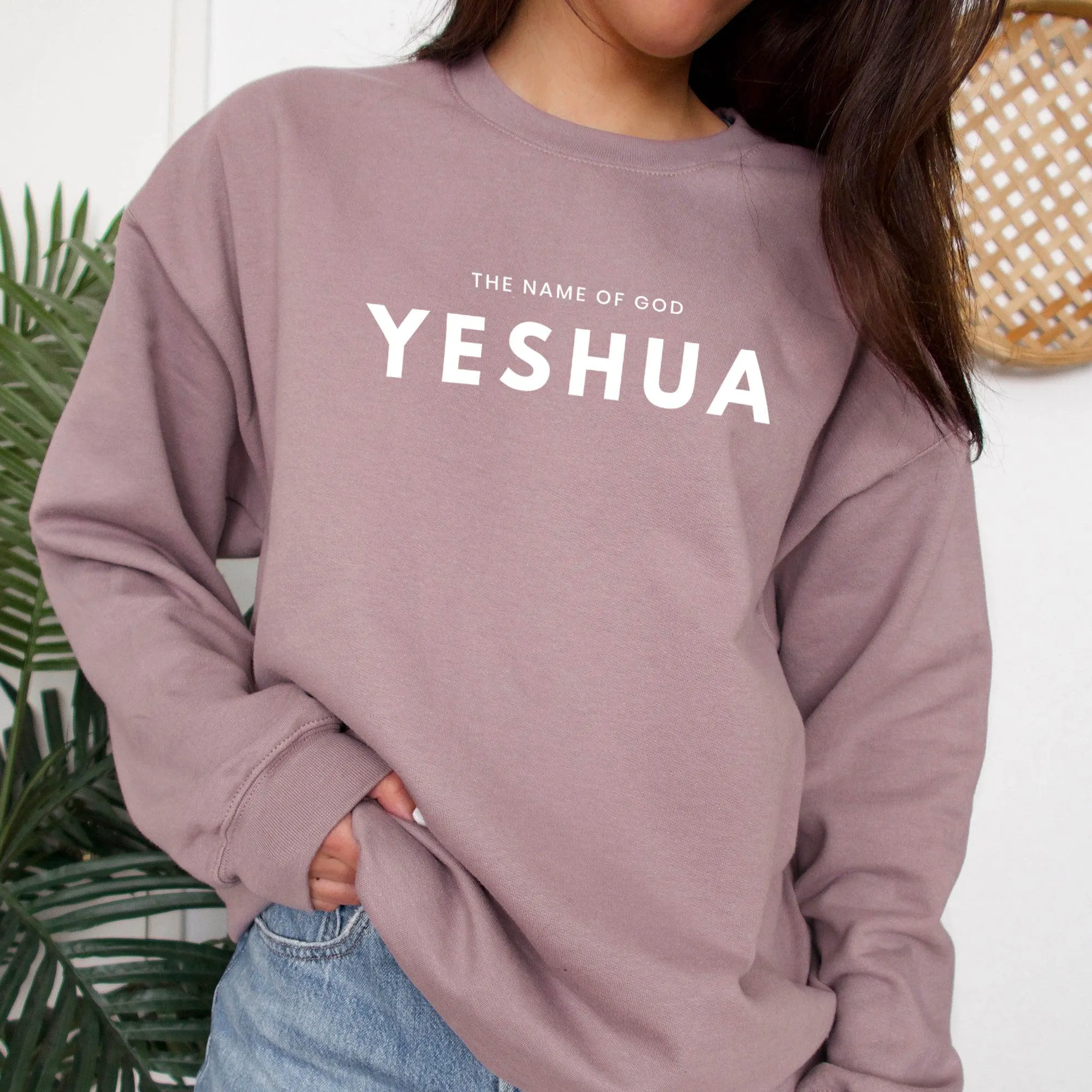 Yeshua The Name Of God Christian Classic Soft Sweatshirt