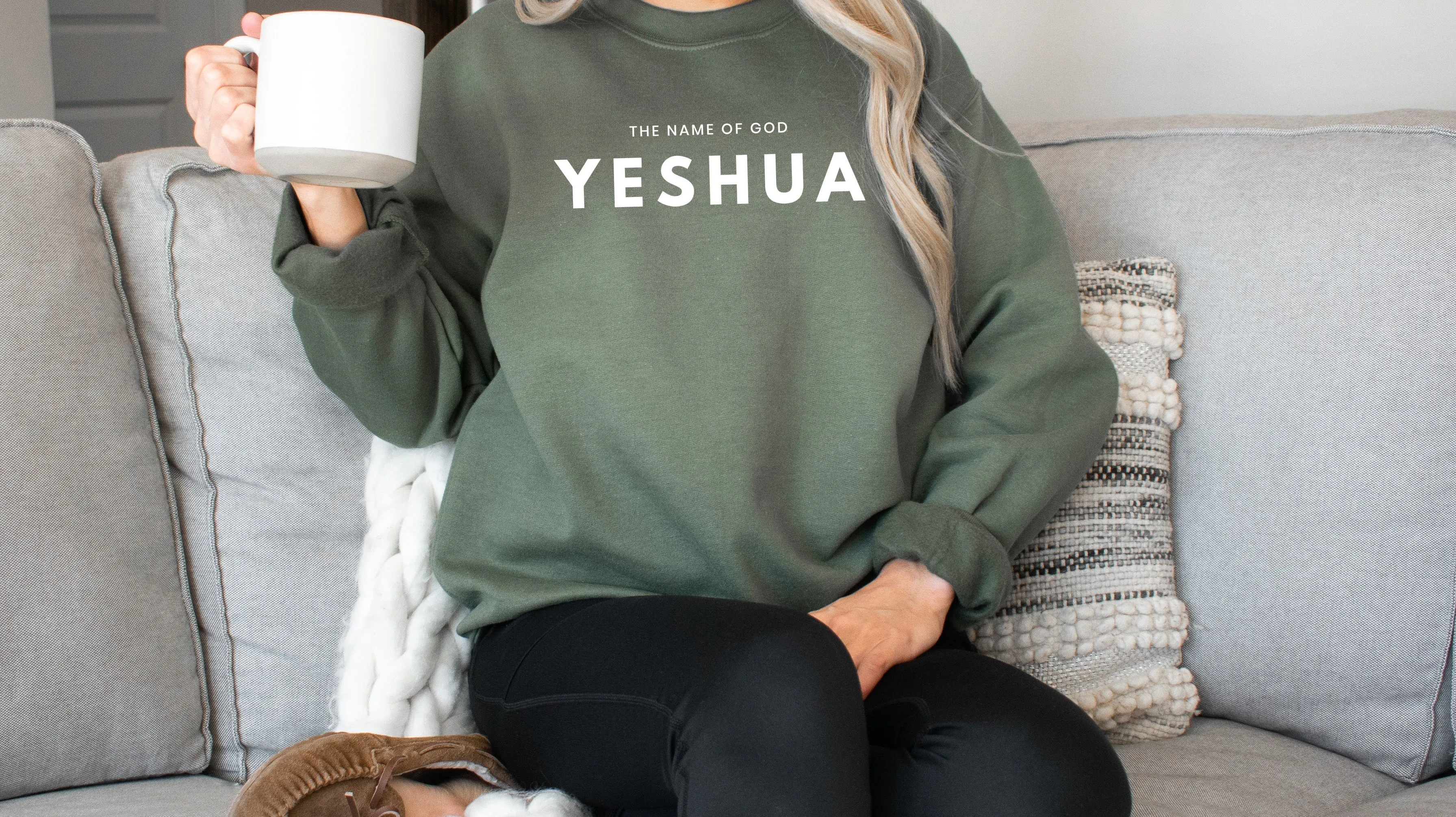Yeshua The Name Of God Christian Classic Soft Sweatshirt